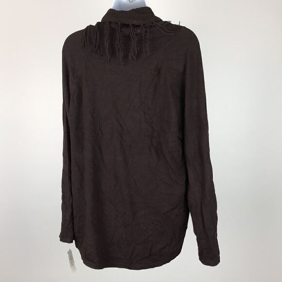 Style & Co Plus Size Cowlneck Fringed Sweater size 1X - Picture 3 of 3